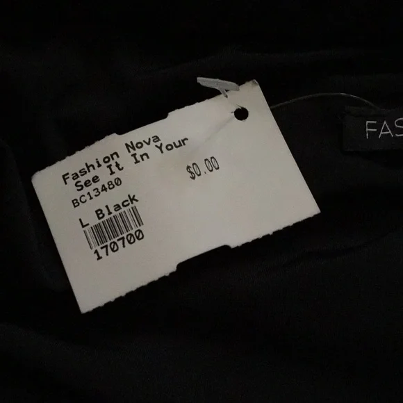 Fashion Nova Women’s Black Skirt NWT Sz L - Picture 8 of 9